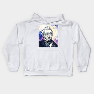 William Makepeace Thackeray Portrait | William Makepeace Thackeray 14 Kids Hoodie